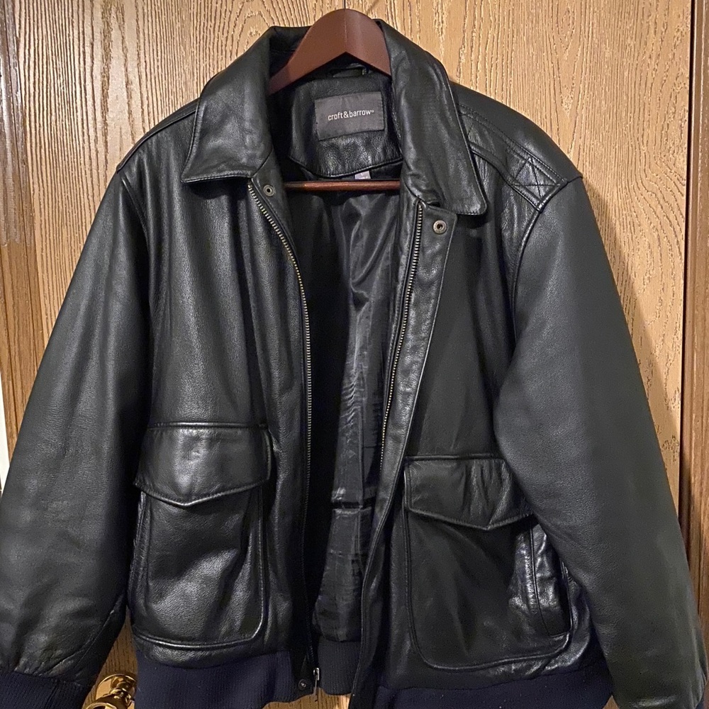 Croft and Barrow Leather Jacket
